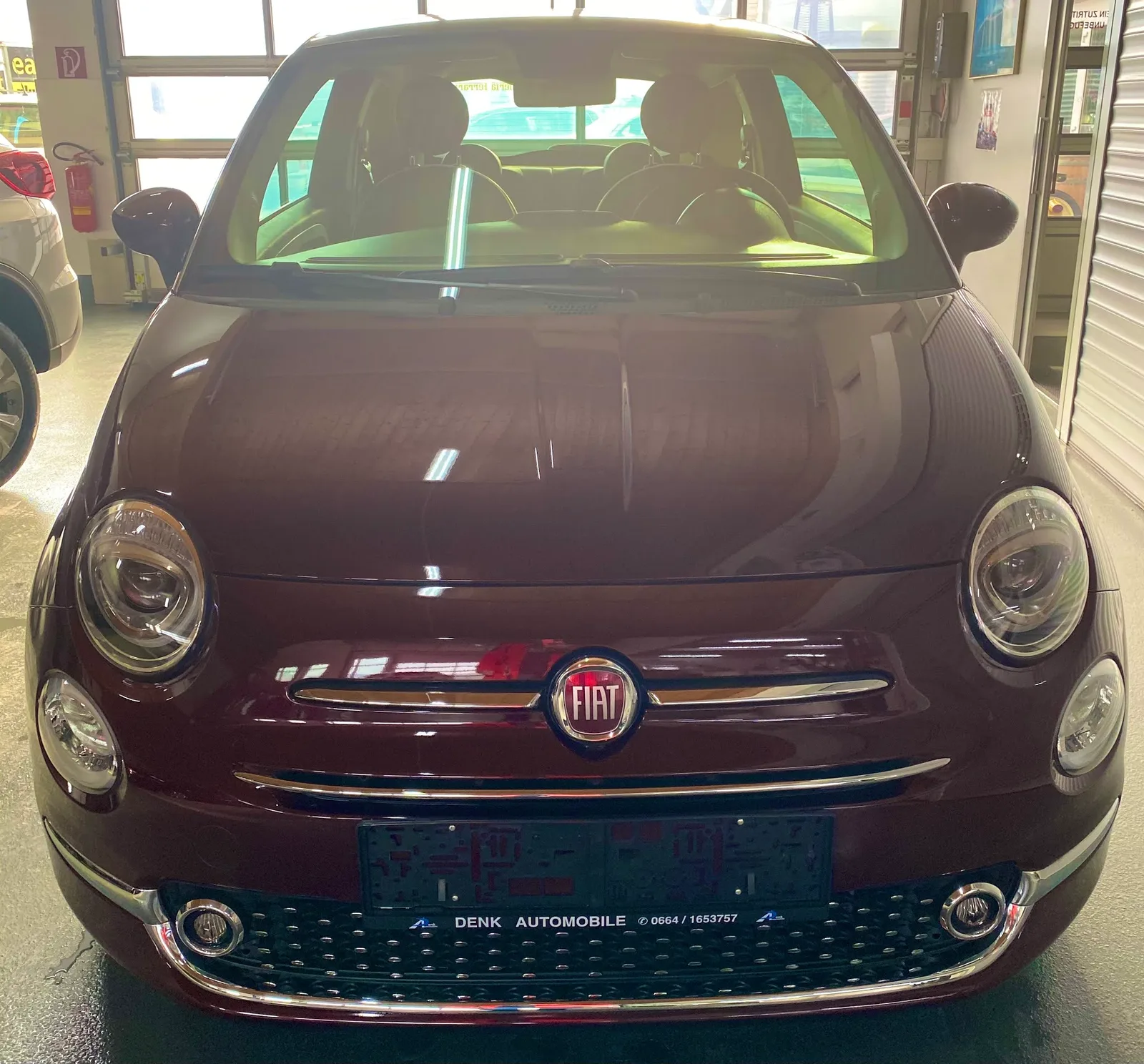 Fiat 500 in der Werkstatt von DENK-Automobile